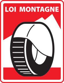 Logo AutoSock cumple con la ley francesa de montaña Loi Montagne